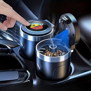 Fiat Abarth Plastic Trash Can Ashtray Led 