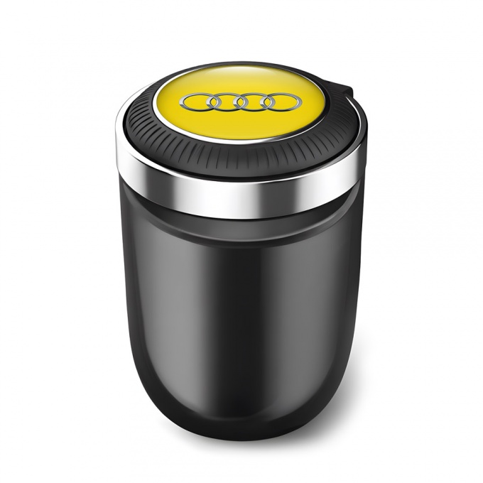 Audi Automotive Ashtray Yelow Logo Style 