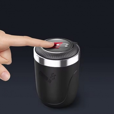 Audi Ashtray Logo Container for Cigarette LED S Line Style 