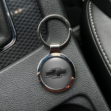 Chevrolet Key Fob Metal Light Carbon Dark Graphite Black Logo Edition