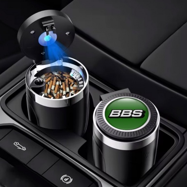 BBS Stylish Car Ashtray for Cigarette Logo Edition