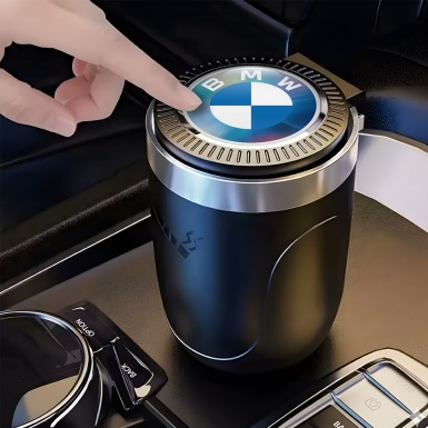 BMW Ashtray Logo Container for Cigarette LED Unique Design Logo 
