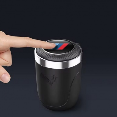 BMW Automotive Ashtray Logo with Flag  