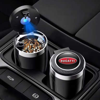 Bugatti Trash Can Ashtray Logo Edition