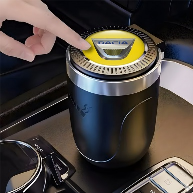 Dacia Trash Can Ashtray Yellow Logo Edition