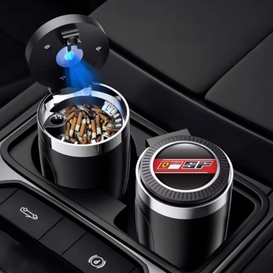 Ferrari Car Ashtray for Cigarette SF Logo 