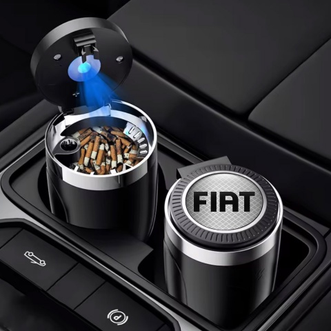 Fiat Automotive Ashtray Black Logo Edition 