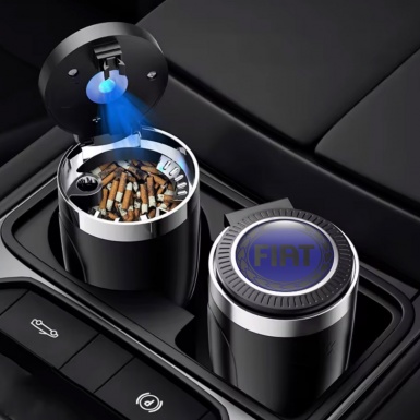 Fiat Premium Quality Ashtray Car Accessory LED Light