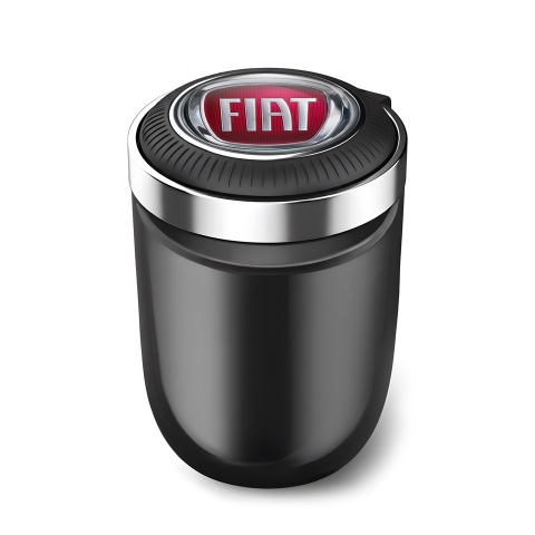 Fiat Trash Can Ashtray Stylish Logo Print