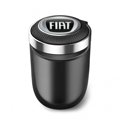 Fiat Plastic Ashtray Logo Container for Cigarette LED Limited Edition