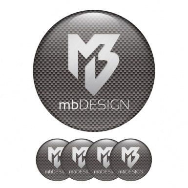MB design Domed Stickers Wheel Center Cap New Style Emblem