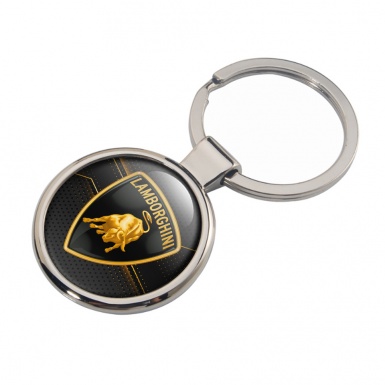 Lamborghini Key Holder Metal Dark Futuristic Classic Logo Edition