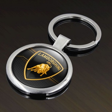 Lamborghini Key Holder Metal Dark Futuristic Classic Logo Edition