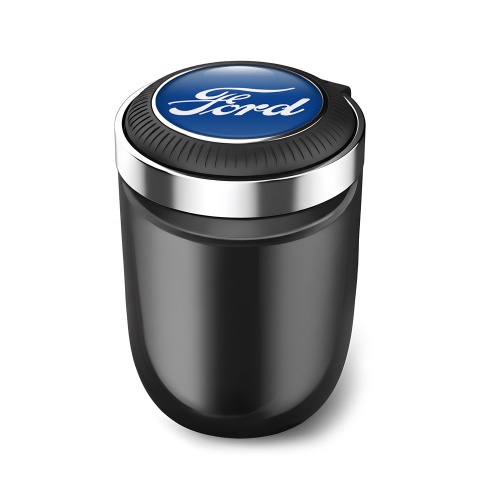 Ford Car Ashtray for Cigarette Blue White Logo Style 