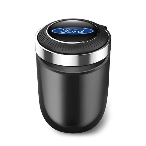Ford Portable High End Ashtray Logo Container for Cigarette LED