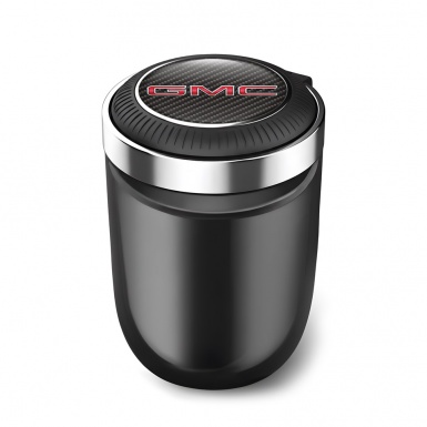GMC Car Ashtray for Cigarette Black Carbon Logo Edition 