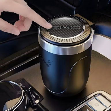 GMC Automotive Ashtray Portable with Stylish Logo Design 