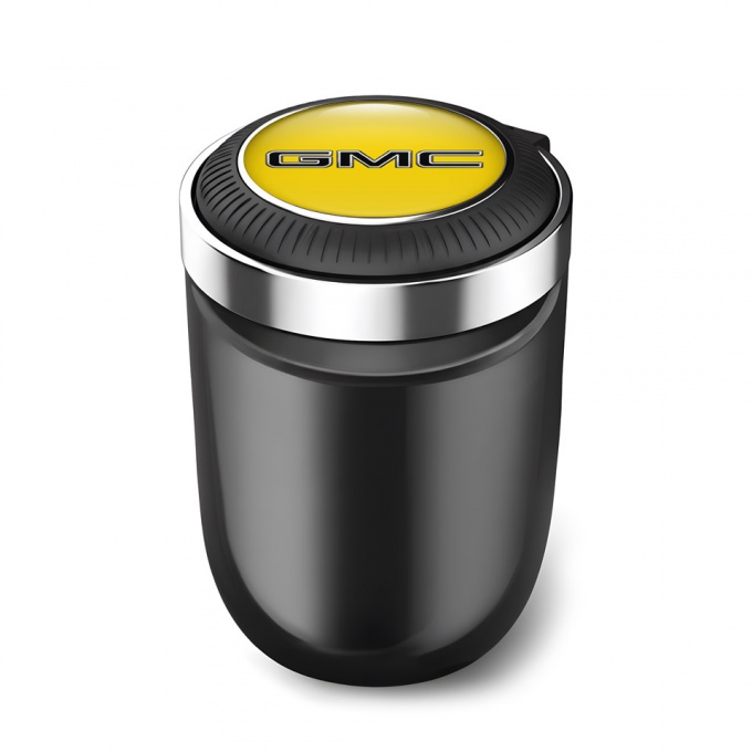 GMC Car Ashtray for Cigarette Limited Edition Yellow Logo Style 