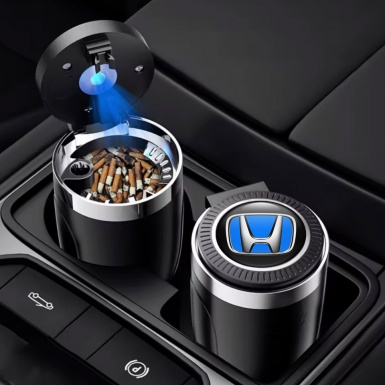 Honda Car Ashtray for Cigarette Blue Logo Style 
