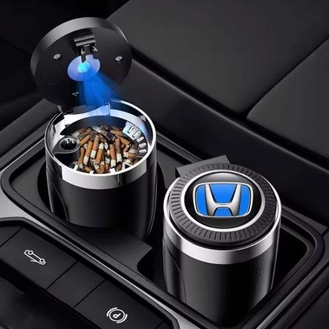 Honda Car Ashtray for Cigarette Blue Logo Style 