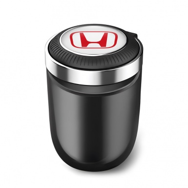 Honda Ashtray Car Accessory White Red Logo Design 