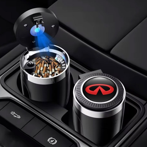Infiniti Ashtray Logo Container for Cigarette LED