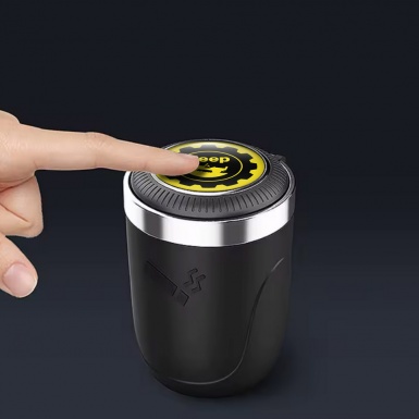 Jeep Ashtray Logo Container for Cigarette LED Limited Edition Model