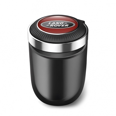 Land Rover Ashtray Logo Container for Cigarette LED Red Carbon Design 
