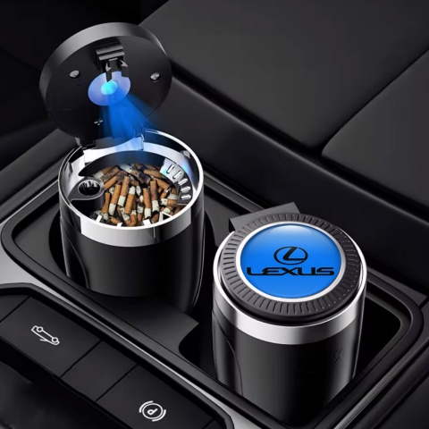 Lexus Automotive Ashtray Blue Black Logo Style 