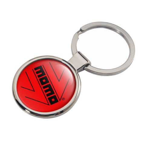 Momo Metal Key Ring Red Black Arrow Logo Design