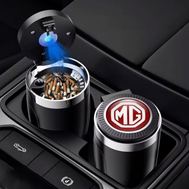 MG Ashtray Logo Container for Cigarette LED Unique Vision 