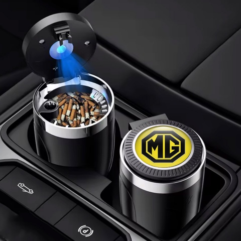 MG Ashtray Car Accessory  Yellow Motive Logo 