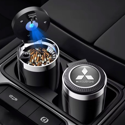 Mitsubishi Automotive Ashtray Portable Logo Edition