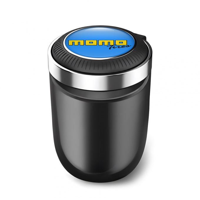 Momo Car Ashtray for Cigarette Blue Logo Style 