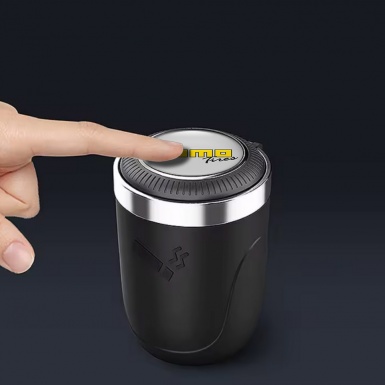 Momo Branded Trash Can Ashtray Portable