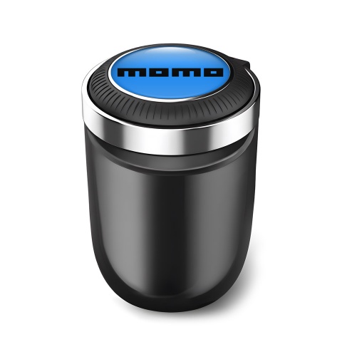 Momo Automotive Ashtray Blue Black Logo 