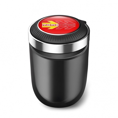 Momo Stylish Plastic Branded Ashtray Logo Container for Cigarette LED