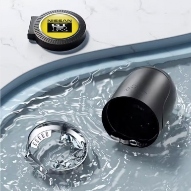 Nissan Ashtray Logo Container for Cigarette LED Yellow Style 