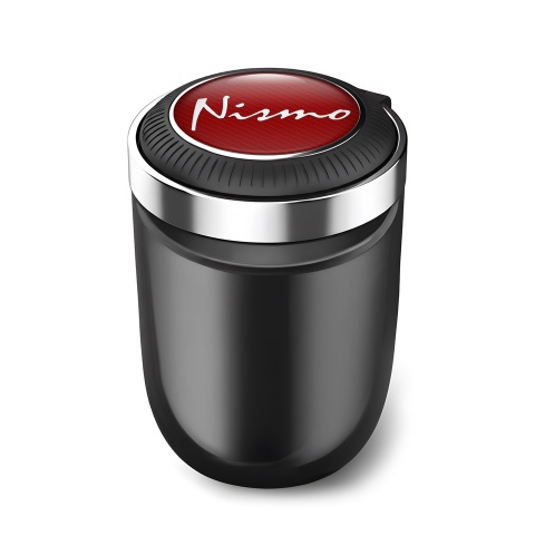 Nissan Nismo Ashtray Car Accessory Red Carbon with White Font Logo 