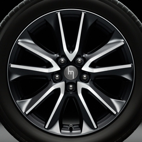 Mazda  Wheel Center Caps Emblem Gray 