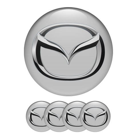 Mazda  Wheel Center Cap Domed Stickers 