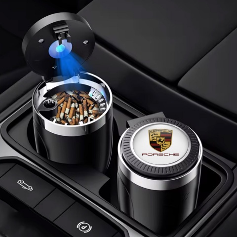 Porsche Ashtray Car Accessory LED Light