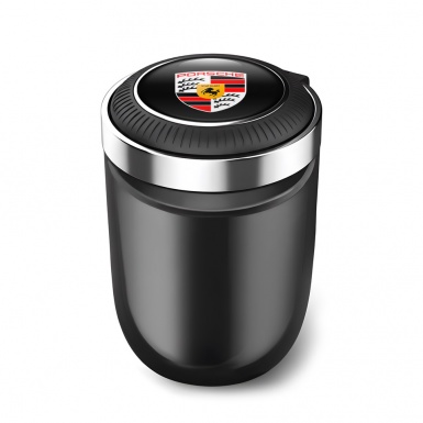 Porsche Ashtray Logo Container for Cigarette LED Unique Colors DEsign 