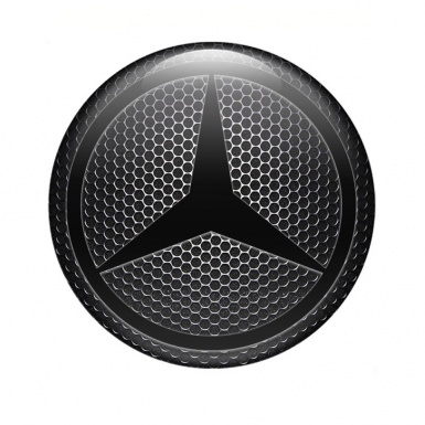 Mercedes Domed Emblems Silicone Badge Self Adhesive