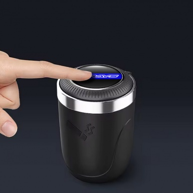 Rays Ashtray Logo Container for Cigarette LED Portable Type 