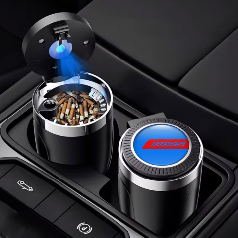 Rays Car Ashtray for Cigarette Portable and Plastic Model 