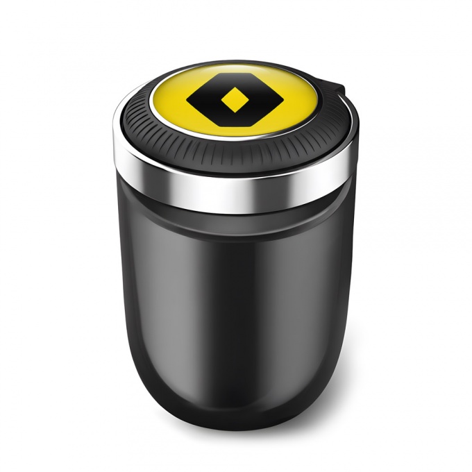 Renault Automotive Ashtray Yellow Black Logo Design 