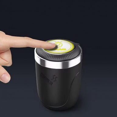 Saab Automotive Ashtray Yellow Motive Logo