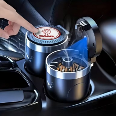 Saab LED Light Automotive Ashtray High End