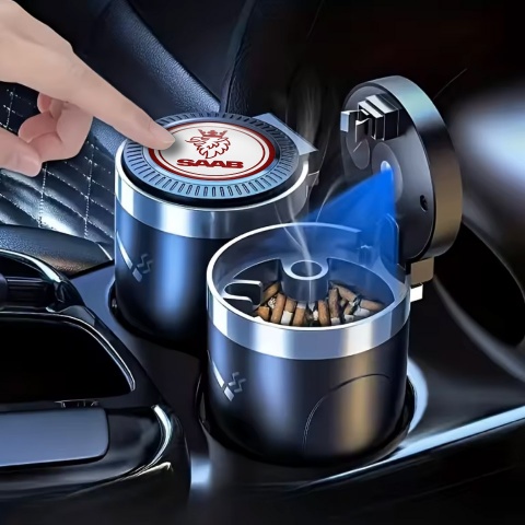 Saab LED Light Automotive Ashtray High End